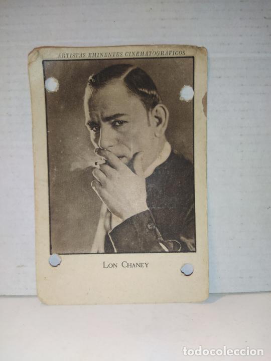 Coleccionismo Cromos antiguos: LON CHANEY-PASTILLAS DE LA K-ARTISTAS EMINENTES-CROMO ANTIGUO CINE-VER FOTOS-(K-10.618)