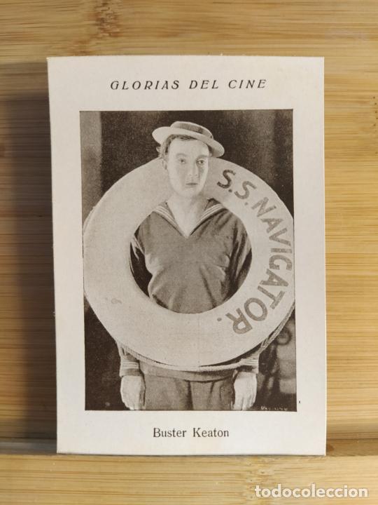 Colecionismo Cromos antigos: BUSTER KEATON-GLORIAS DEL CINE-CROMO ANTIGUO-VER FOTOS-(104.534)
