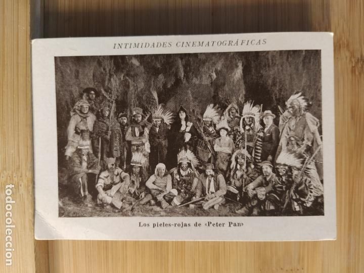 Coleccionismo Cromos antiguos: PIELES ROJAS PETER PAN-INTIMIDADES DEL CINE-GRAN BAZAR GORRAS PUIG-CROMO ANTIGUO-VER FOTOS-(104.536)