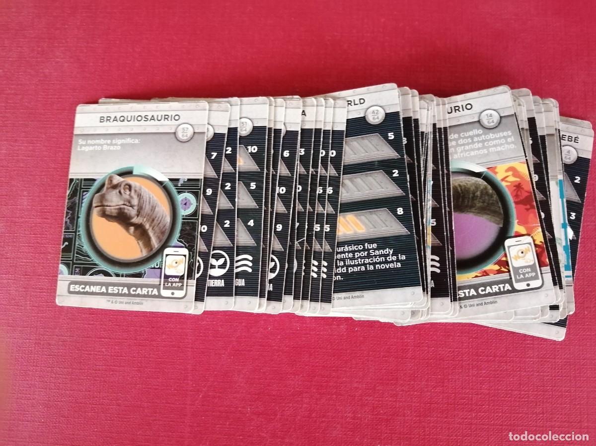 Coleccionismo cromos antiguos: Lote de 46 cromos de dinosaurios - Foto 3