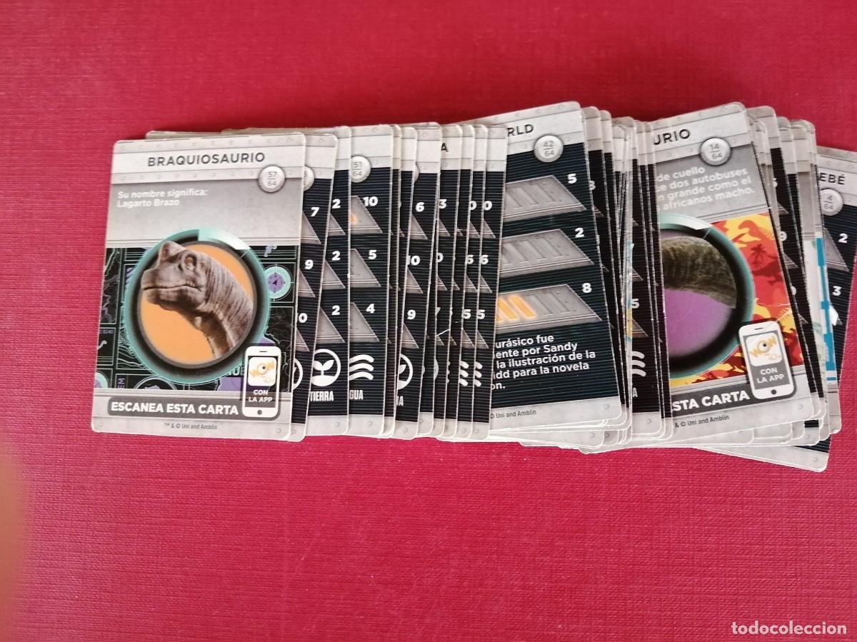 Coleccionismo cromos antiguos: Lote de 46 cromos de dinosaurios - Foto 4