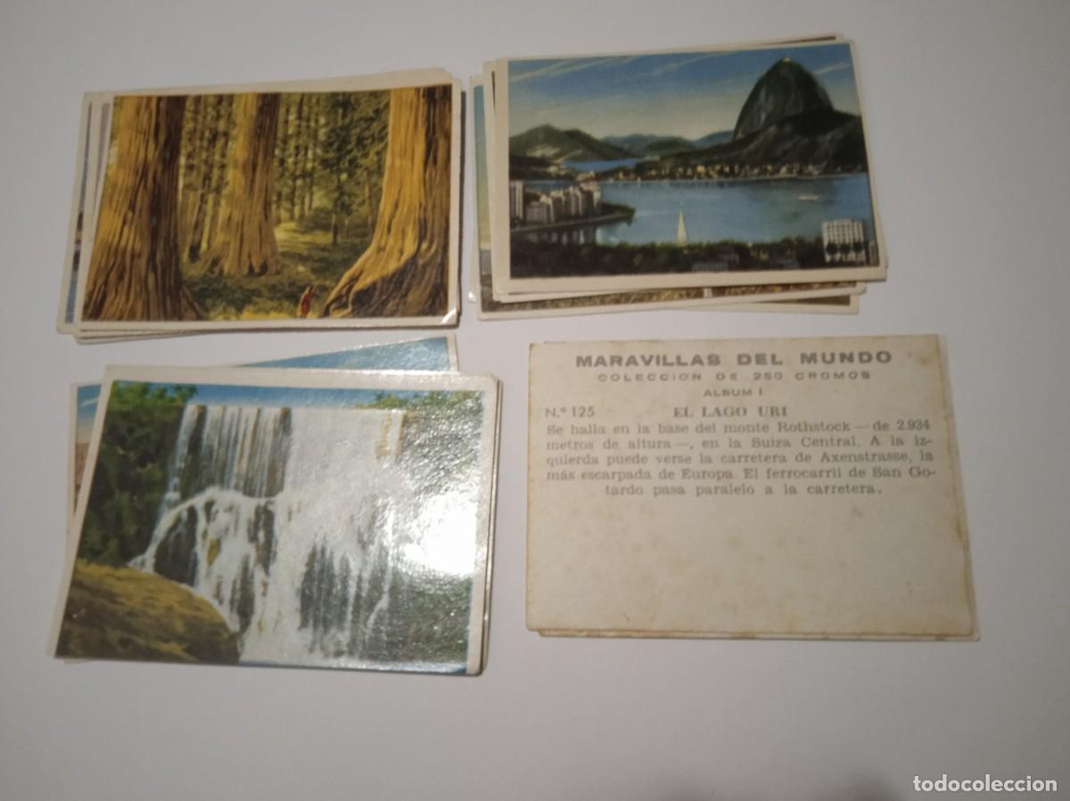 Collezionismo Figurine antiche: LOTE DE 22 CROMOS MARAVILLAS DEL MUNDO ALBUM I