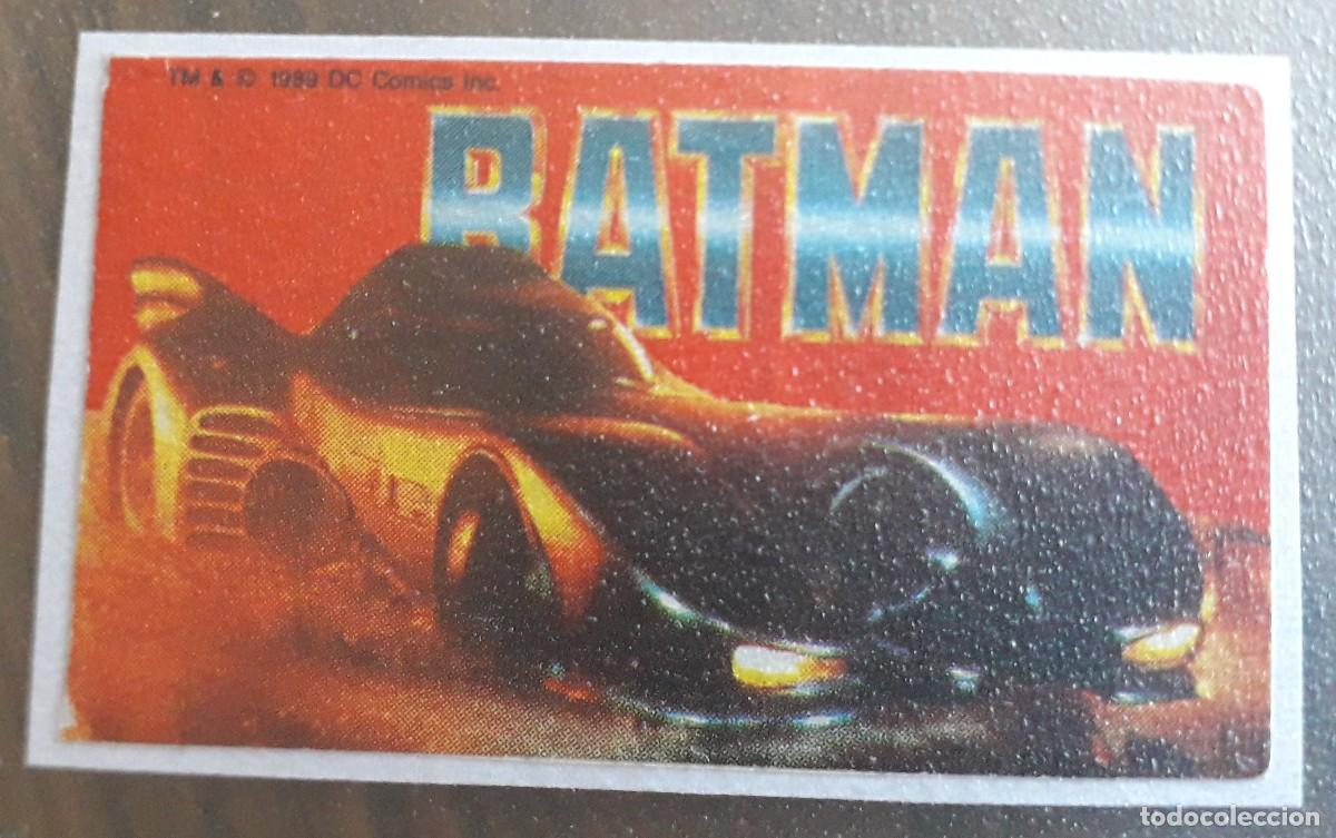 Coleccionismo cromos antiguos: cromo pegatina de chicle, Batman, a&ntilde;o 1989. - Foto 1