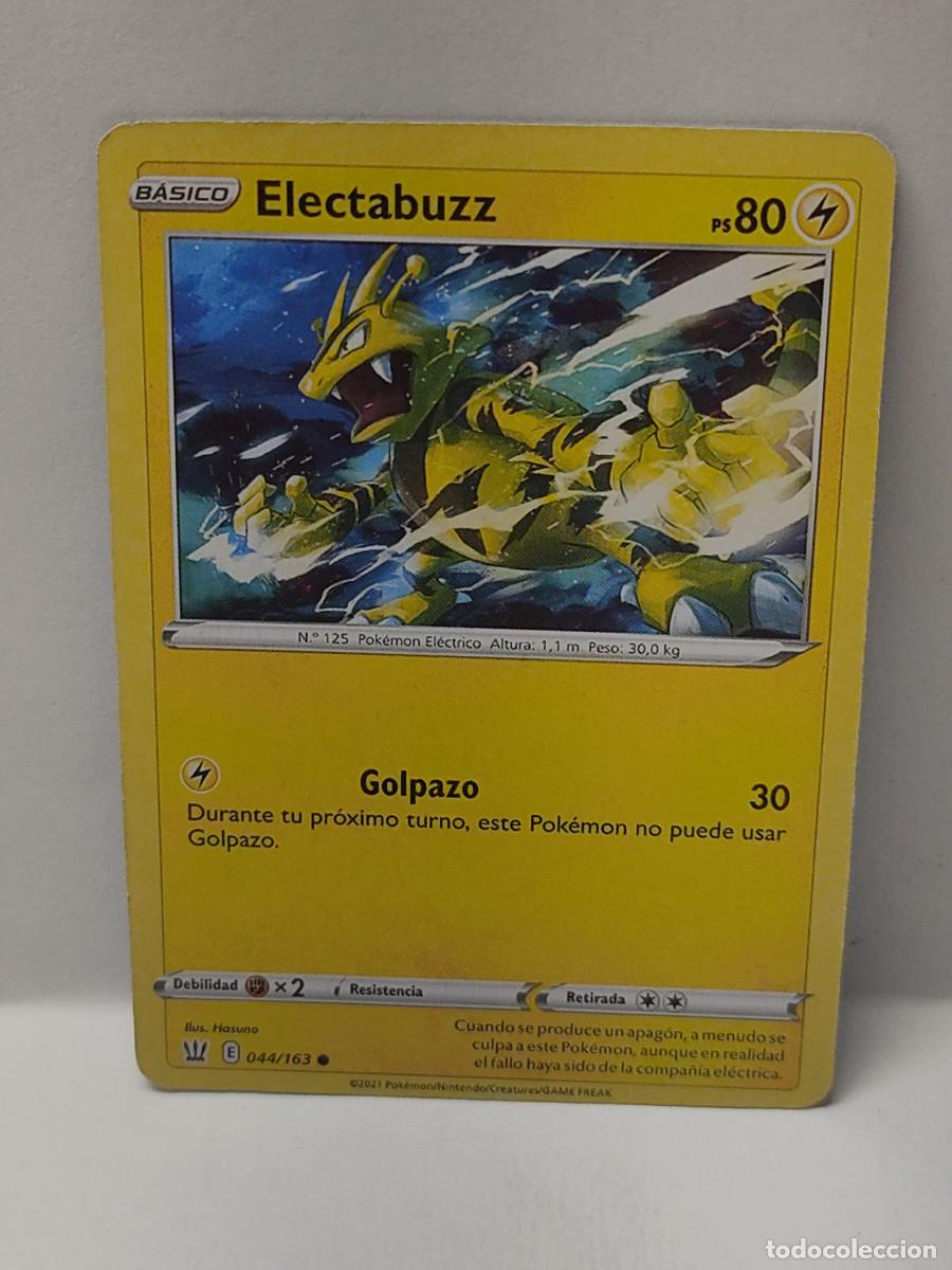 Coleccionismo cromos antiguos: Cromo POK&Eacute;MON NINTENDO 2021- ELECTABUZZ - BASICO - 044/163- PS80 - Foto 1