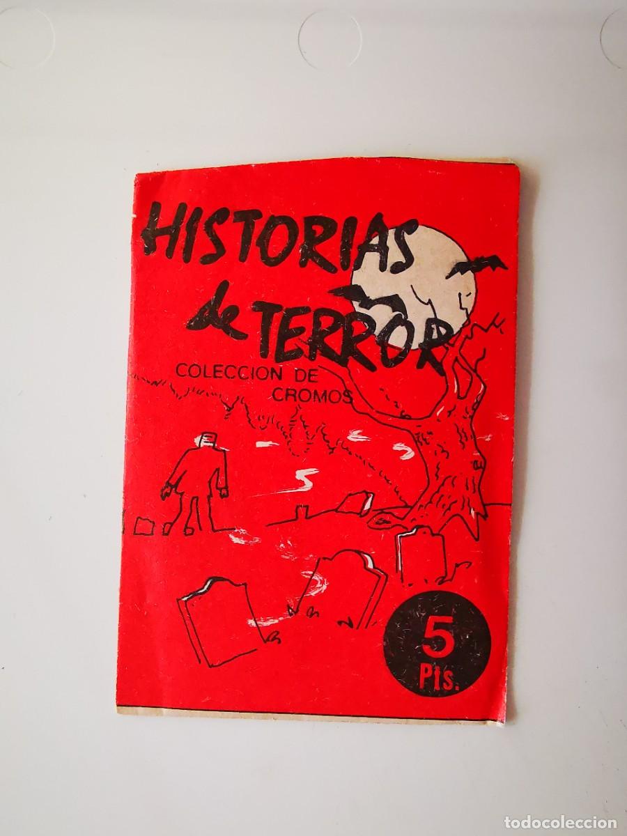 Coleccionismo cromos antiguos: SOBRE PAQUETE DE CROMOS PRECINTADO MONSTRUOS EDIVERSA HISTORIAS DE TERROR UNOPENED WRAPPER