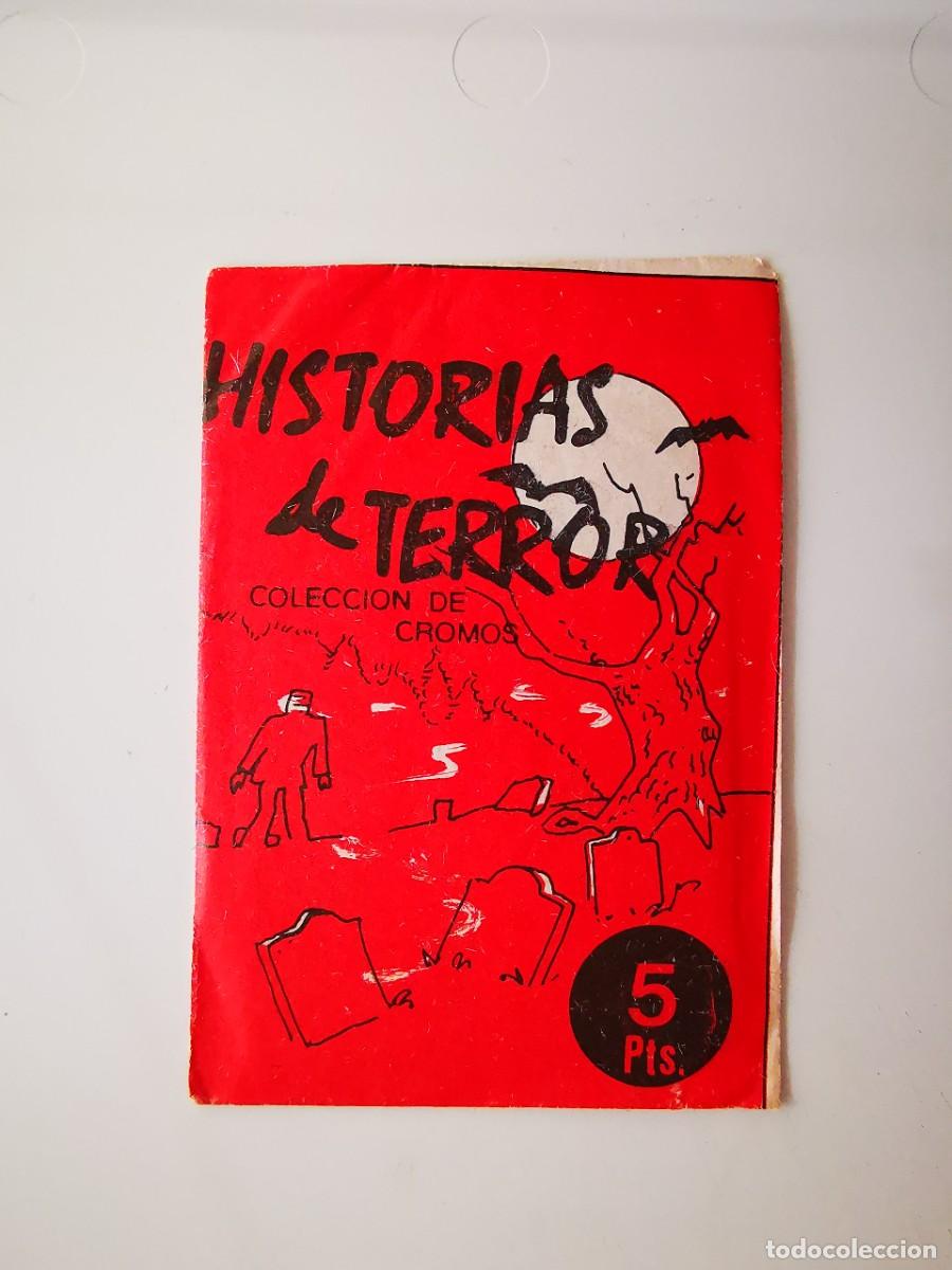 Coleccionismo cromos antiguos: SOBRE PAQUETE DE CROMOS PRECINTADO MONSTRUOS EDIVERSA HISTORIAS DE TERROR UNOPENED WRAPPER