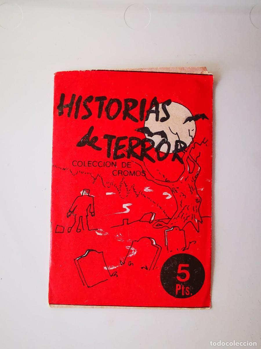 Coleccionismo cromos antiguos: SOBRE PAQUETE DE CROMOS PRECINTADO MONSTRUOS EDIVERSA HISTORIAS DE TERROR UNOPENED WRAPPER