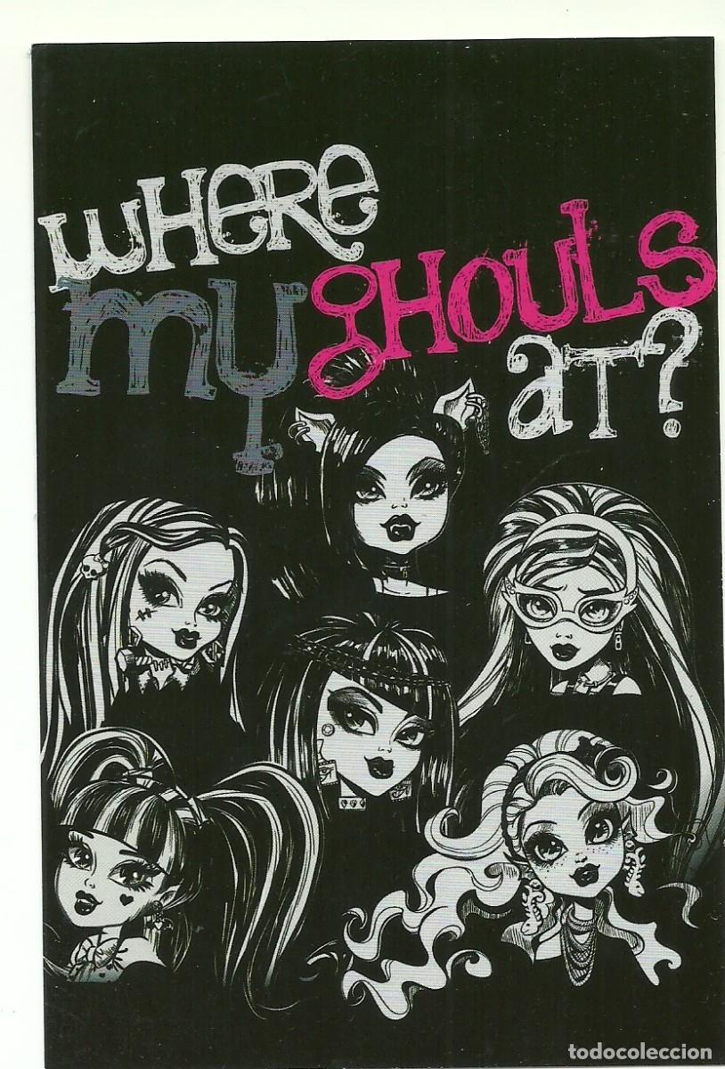 Coleccionismo cromos antiguos: Monster High Cromo postal n&ordm; 100. Panini 2011 - Foto 1