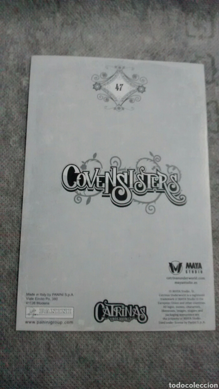 Coleccionismo cromos antiguos: CATRINAS UNDERWORLD, PANINI, 47 - Foto 2