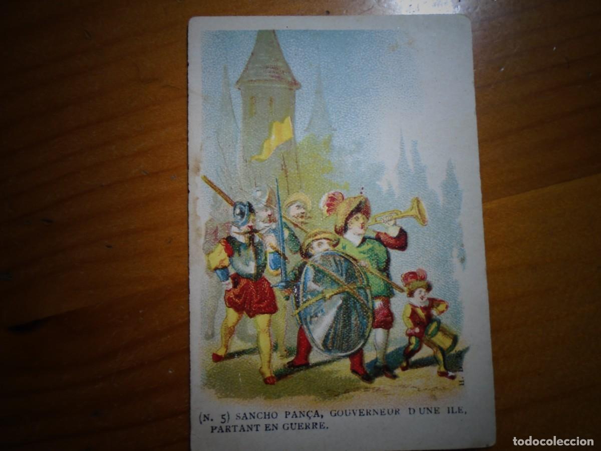 Coleccionismo Cromos antiguos: EMULSION TEIXIDO,FRASCO 8 REALES.&rdquo;DON QUIJOTE DE LA MANCHA&rdquo; N&ordm;5