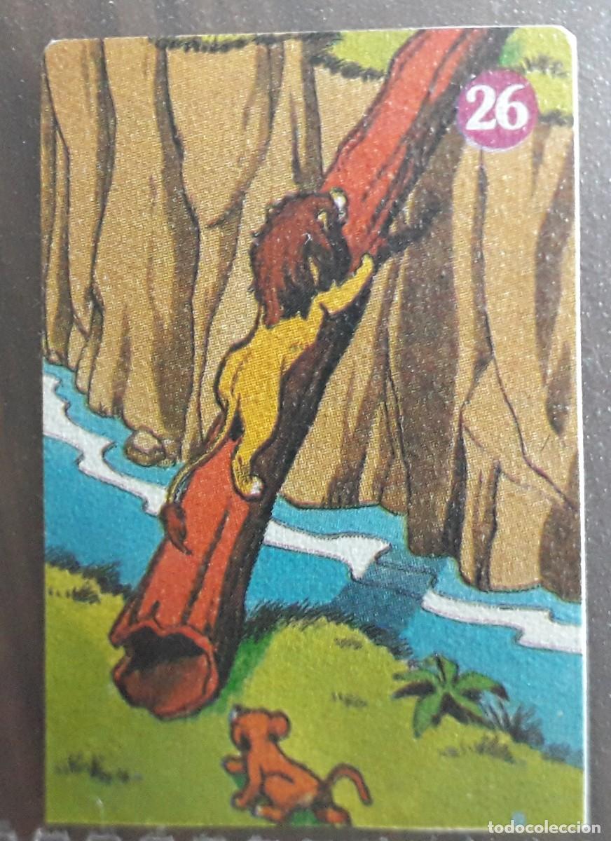 Coleccionismo cromos antiguos: cromo pegatina de chicle, El rey le&oacute;n, n&ordm; 26. - Foto 1