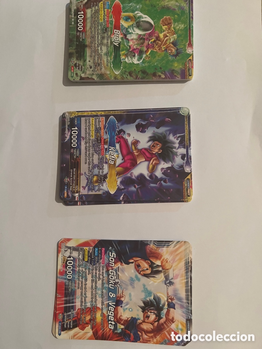 Coleccionismo cromos antiguos: 2 7 CARDS DRAG&Oacute;N BALL SUPER - Foto 2