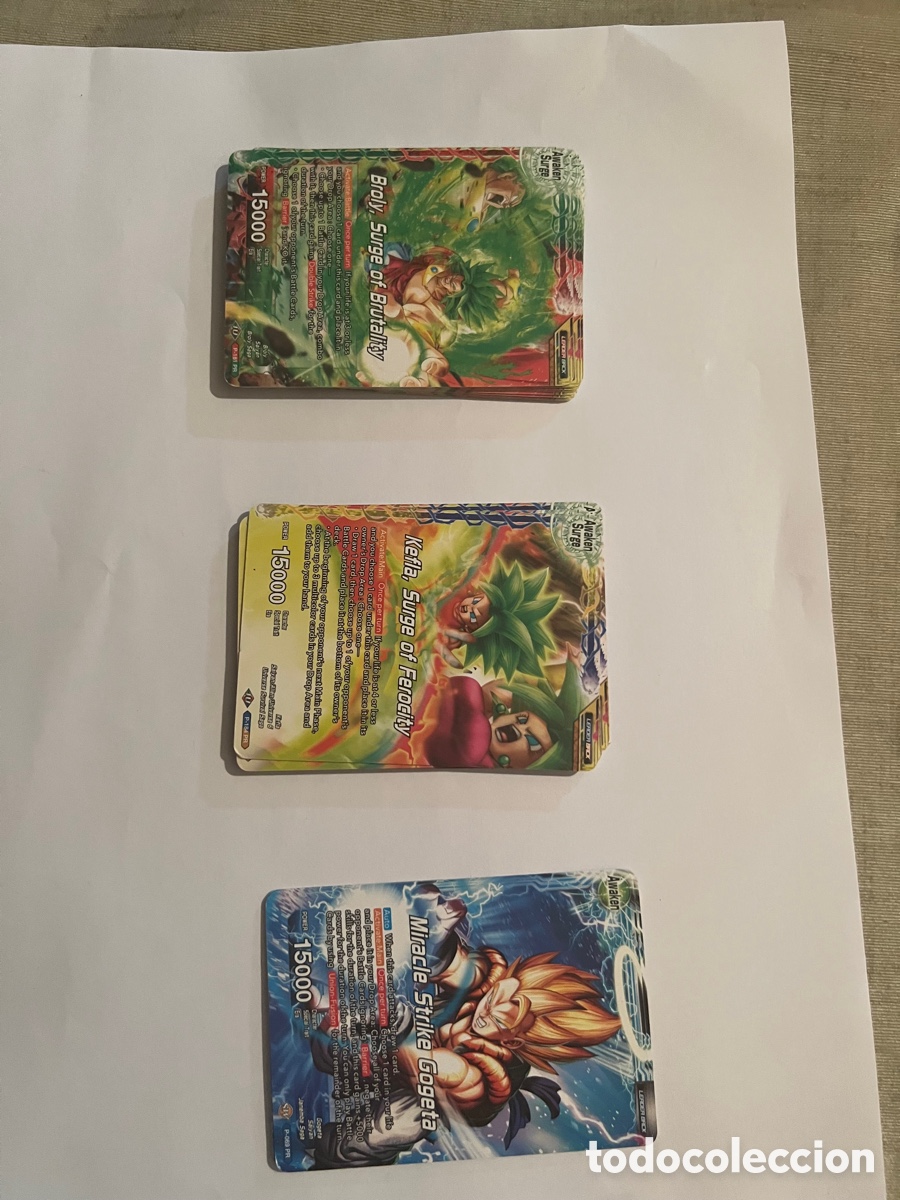 Coleccionismo cromos antiguos: 2 7 CARDS DRAG&Oacute;N BALL SUPER - Foto 1