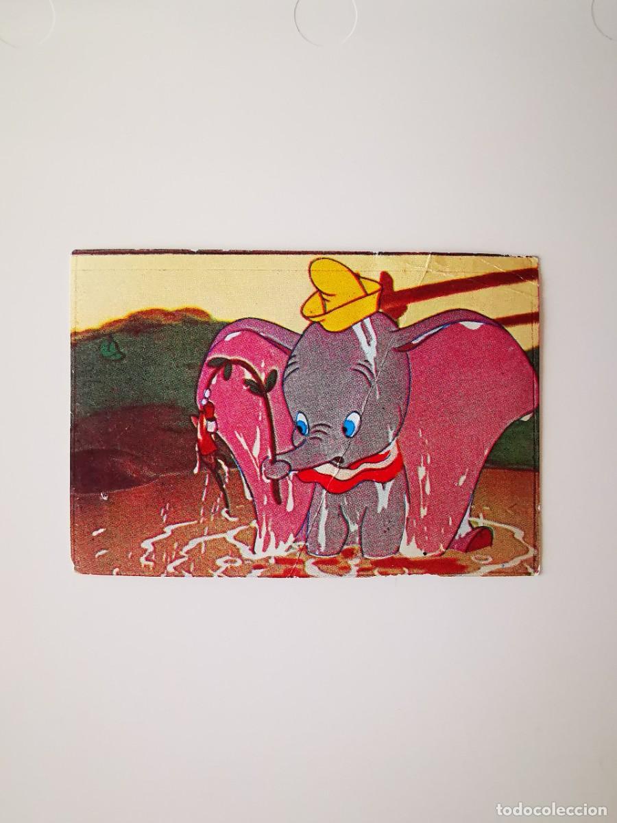 Coleccionismo Cromos antiguos: CROMO SIN PEGAR ALBUM PELICULA WALT DISNEY DUMBO 1966 FHER 104