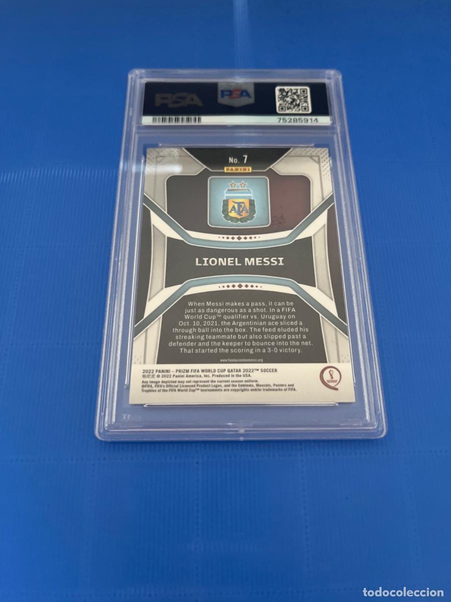 Coleccionismo cromos antiguos: Cromos de messi panini prizm - Foto 2