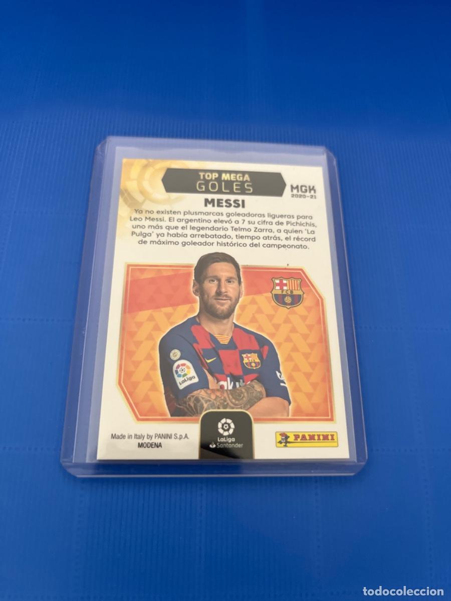 Coleccionismo cromos antiguos: Cromo de messi panini 2020 edici&oacute;n limitada - Foto 2