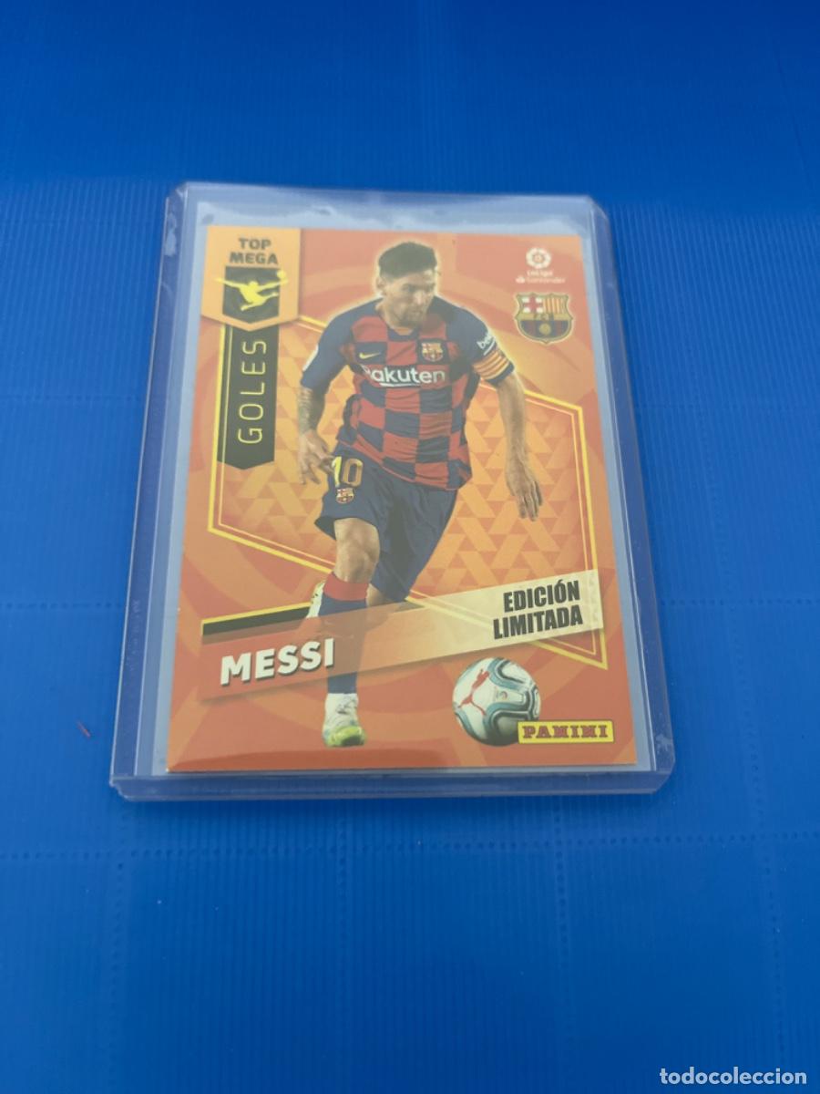 Coleccionismo cromos antiguos: Cromo de messi panini 2020 edici&oacute;n limitada - Foto 1