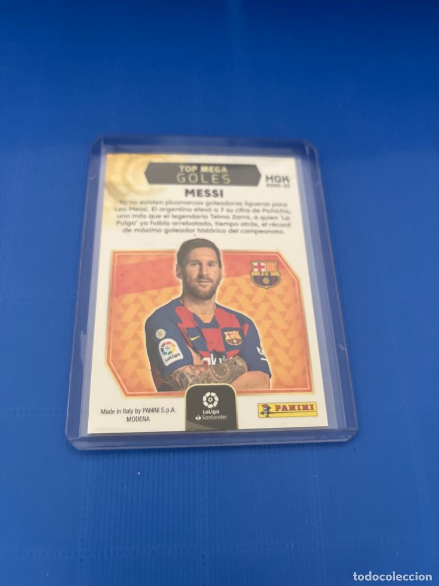 Coleccionismo cromos antiguos: Cromo de messi panini 2020 edici&oacute;n limitada - Foto 2