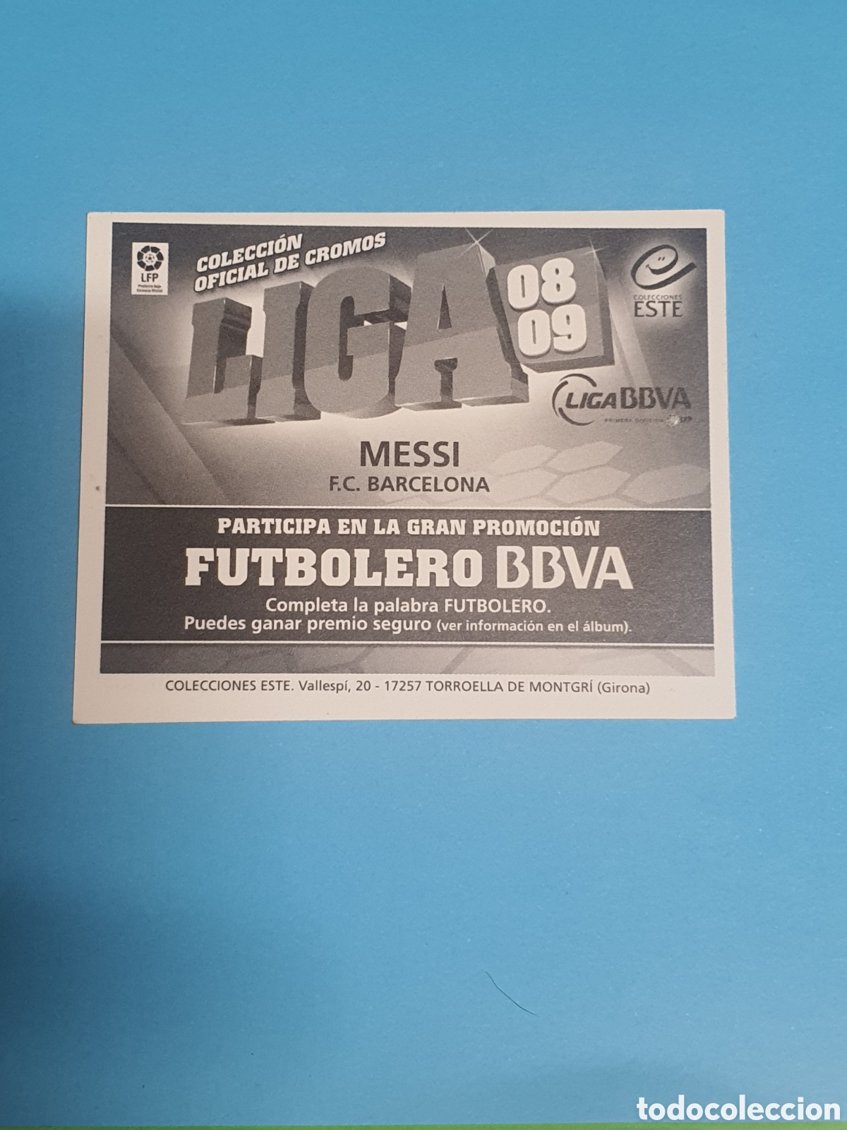 Coleccionismo cromos antiguos: Messi ediciones &eacute;ste 2008-09 totalmente nuevo - Foto 2