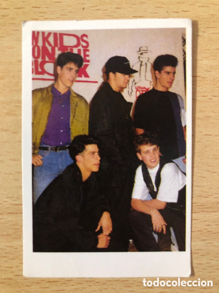 Coleccionismo cromos antiguos: # 62 New Kids on the Block El mundo de las Estrellas Ed. Kadima 1991 sin pegar