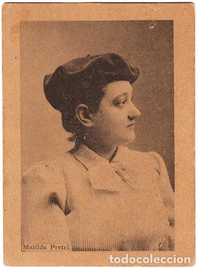 Collectionnisme Cartes &agrave; collectionner anciennes: La tiple Matilde Pretel caracterizada con una boina Barcelona Fototipia J Thomas Zarzuela Teatro