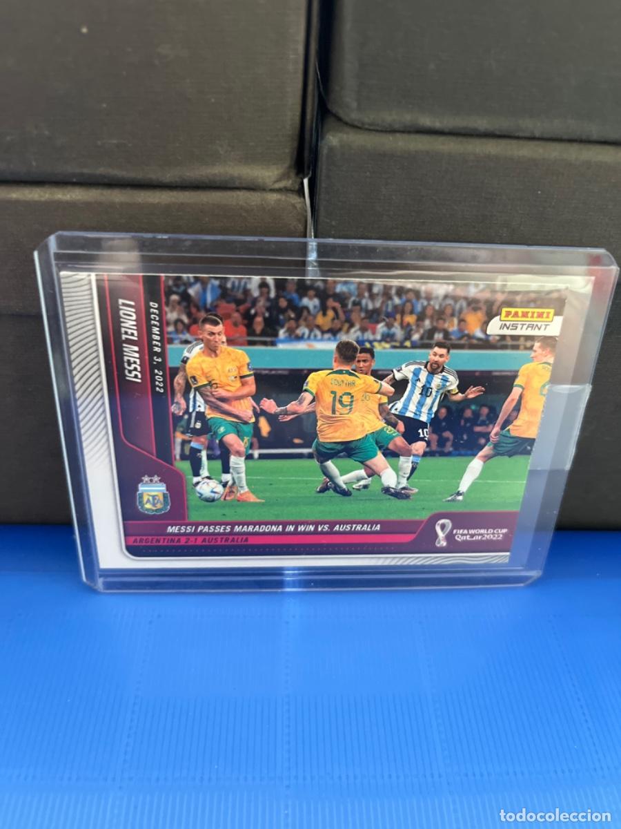 Coleccionismo cromos antiguos: Cromo de Messi panini instant - Foto 1