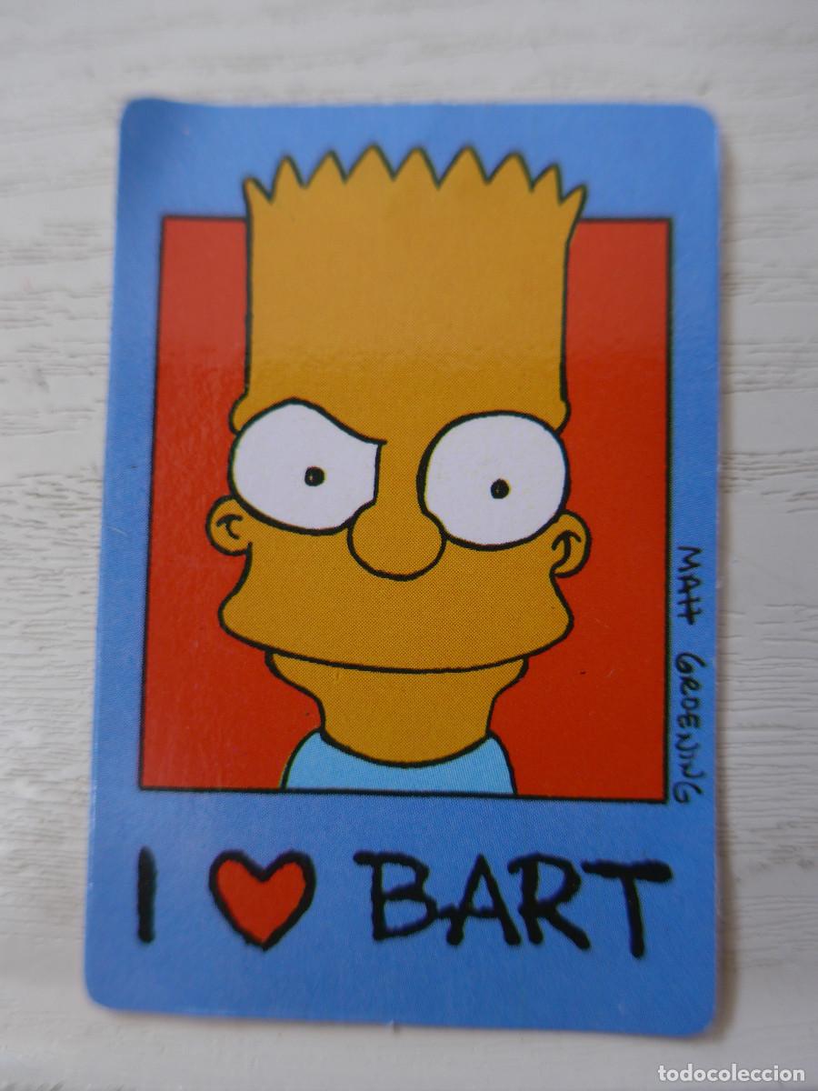 Sammeln alte Sammelbilder: CROMO BOLLYCAO I LOVE BART