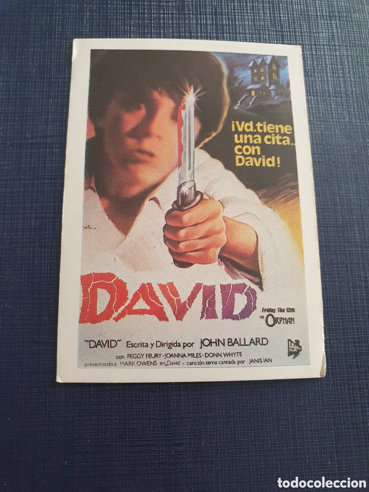Coleccionismo cromos antiguos: Cromo Video Guay n&deg;101. David. (L8) - Foto 1