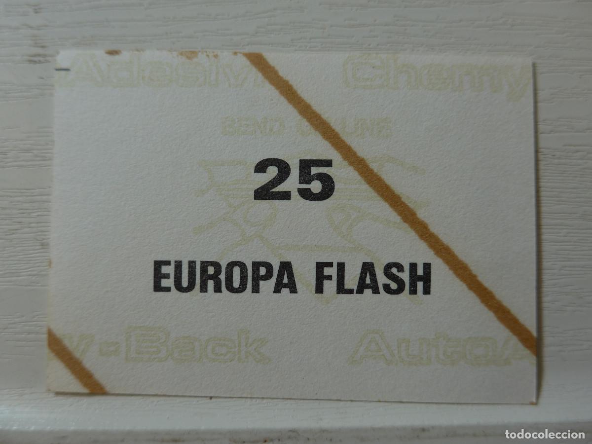 Coleccionismo cromos antiguos: CROMO EUROPA FLASH N&ordm; 25 - Foto 2