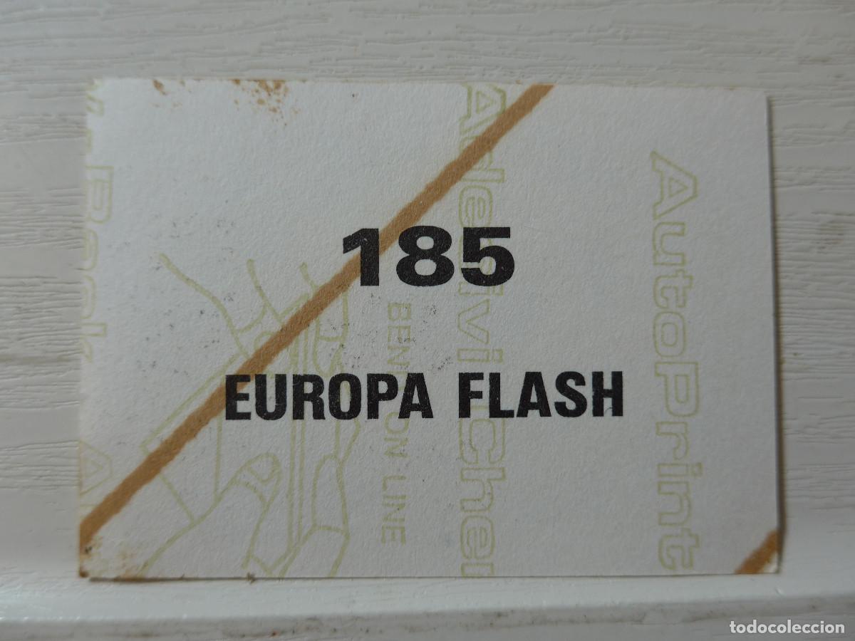 Coleccionismo cromos antiguos: CROMO EUROPA FLASH N&ordm; 185 - Foto 2