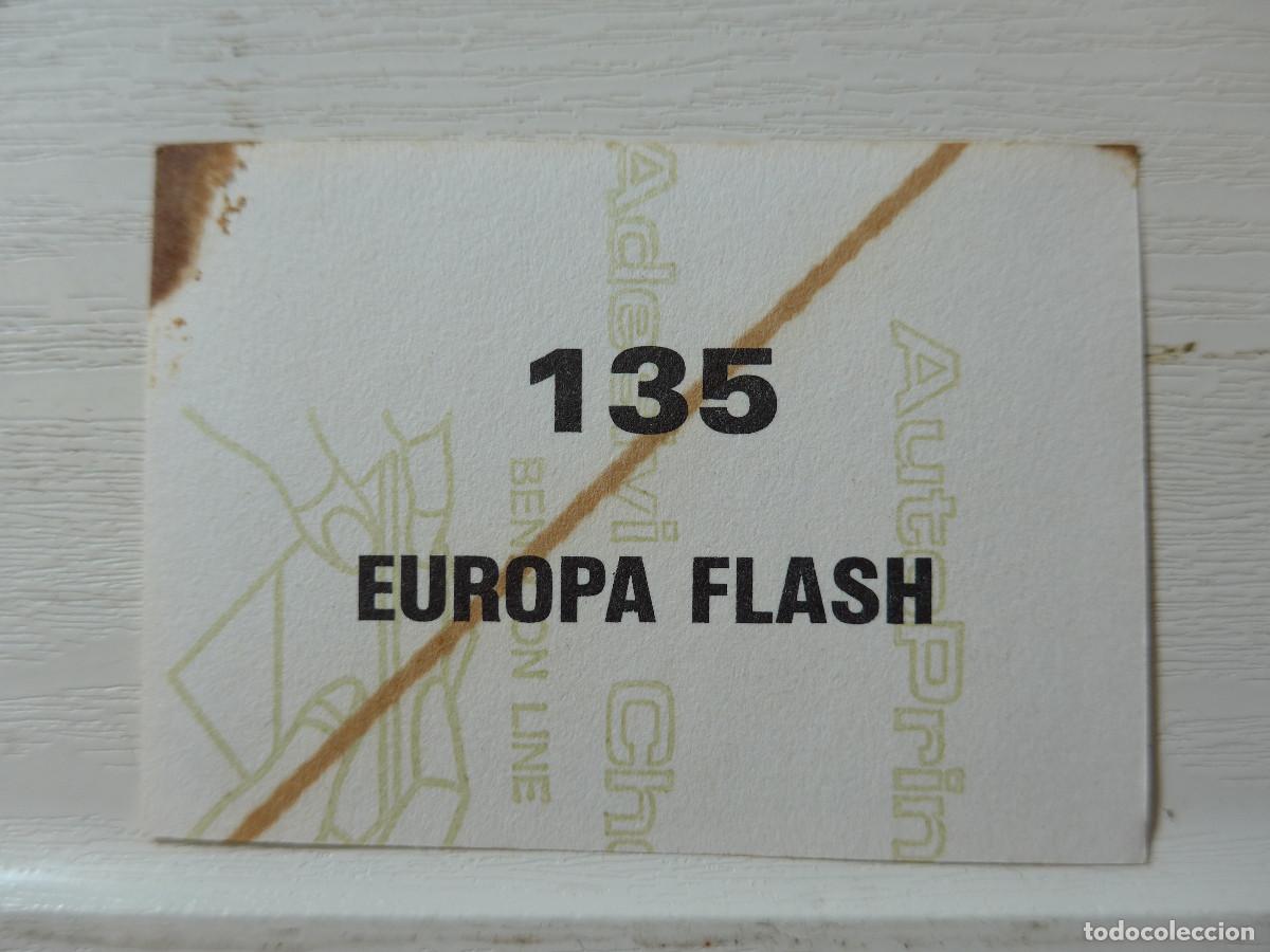 Coleccionismo cromos antiguos: CROMO EUROPA FLASH N&ordm; 135 - Foto 2