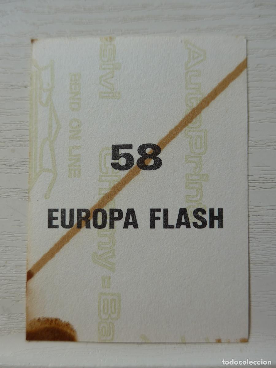 Coleccionismo cromos antiguos: CROMO EUROPA FLASH N&ordm; 58 - Foto 2