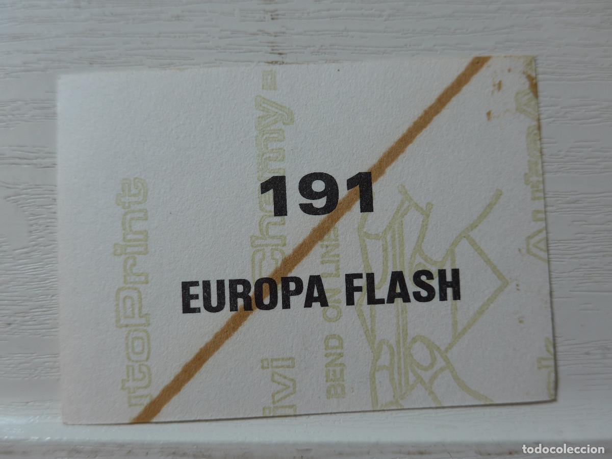 Coleccionismo cromos antiguos: CROMO EUROPA FLASH N&ordm; 191 - Foto 2
