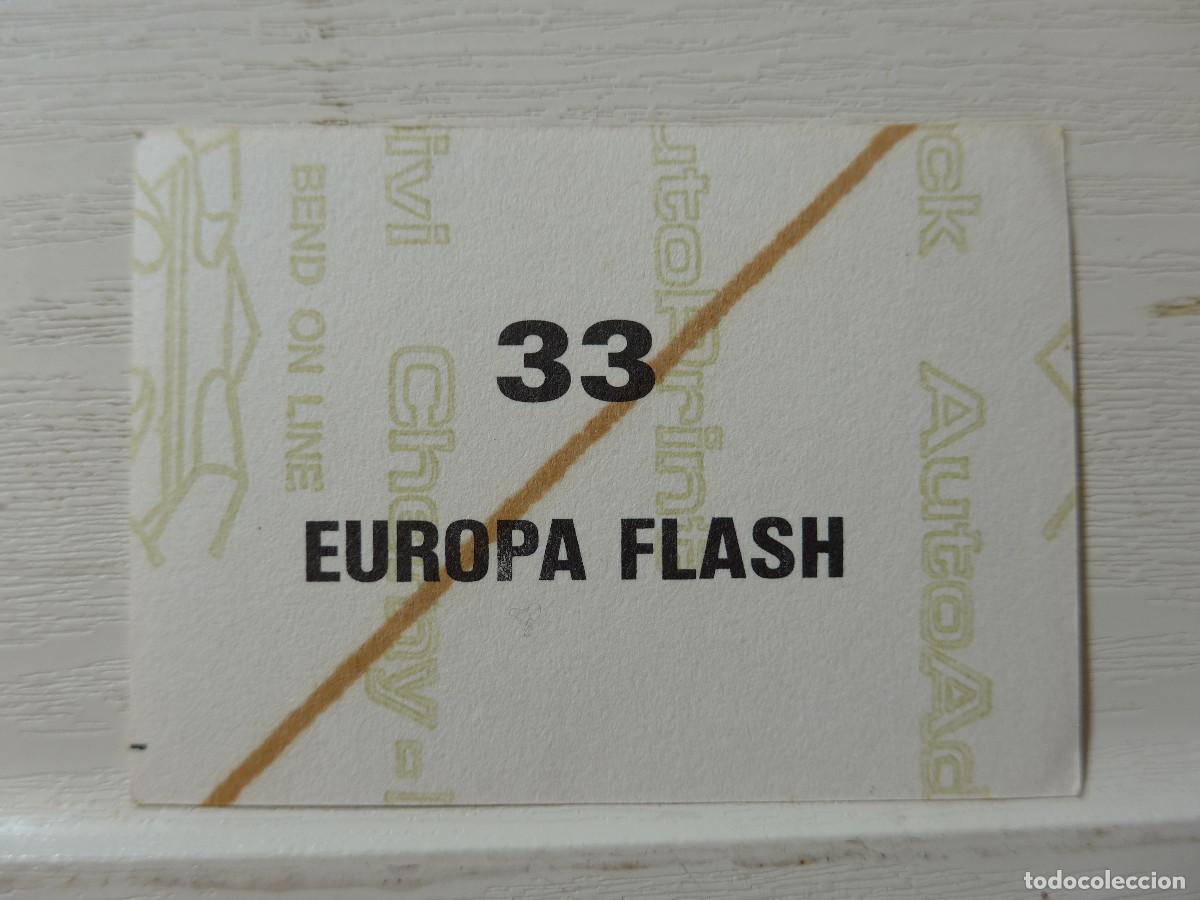 Coleccionismo cromos antiguos: CROMO EUROPA FLASH N&ordm; 33 - Foto 2