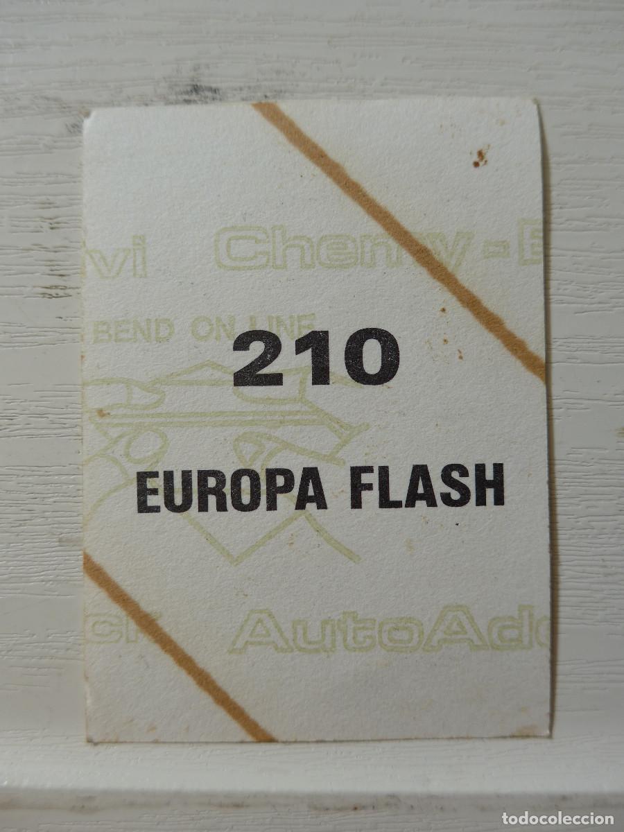 Coleccionismo cromos antiguos: CROMO EUROPA FLASH N&ordm; 210 - Foto 2