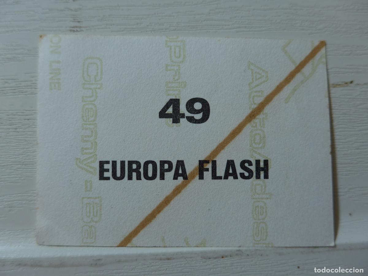 Coleccionismo cromos antiguos: CROMO EUROPA FLASH N&ordm; 49 - Foto 2