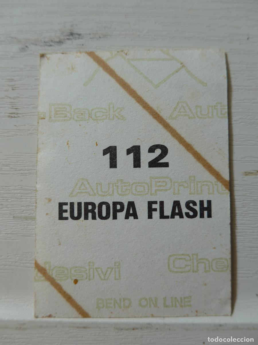 Coleccionismo cromos antiguos: CROMO EUROPA FLASH N&ordm; 112 - Foto 2