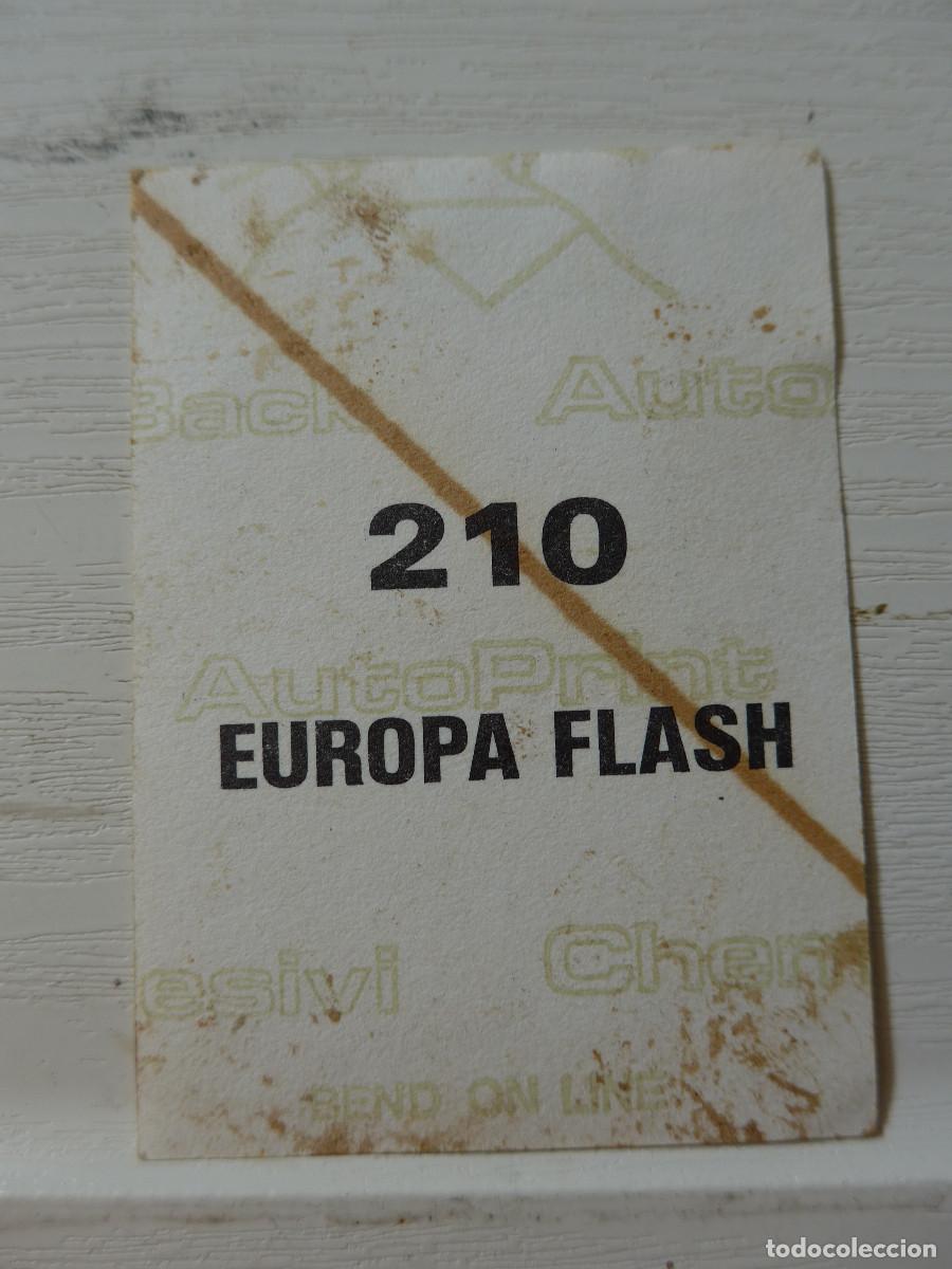 Coleccionismo cromos antiguos: CROMO EUROPA FLASH N&ordm; 210 - Foto 2