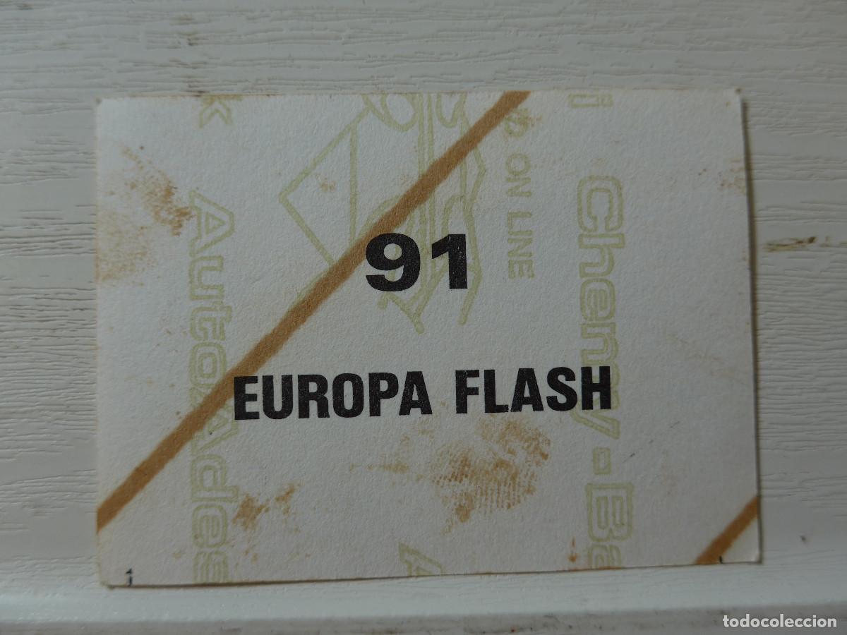 Coleccionismo cromos antiguos: CROMO EUROPA FLASH N&ordm; 91 - Foto 2
