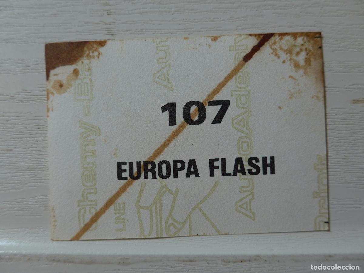 Coleccionismo cromos antiguos: CROMO EUROPA FLASH N&ordm; 107 - Foto 2