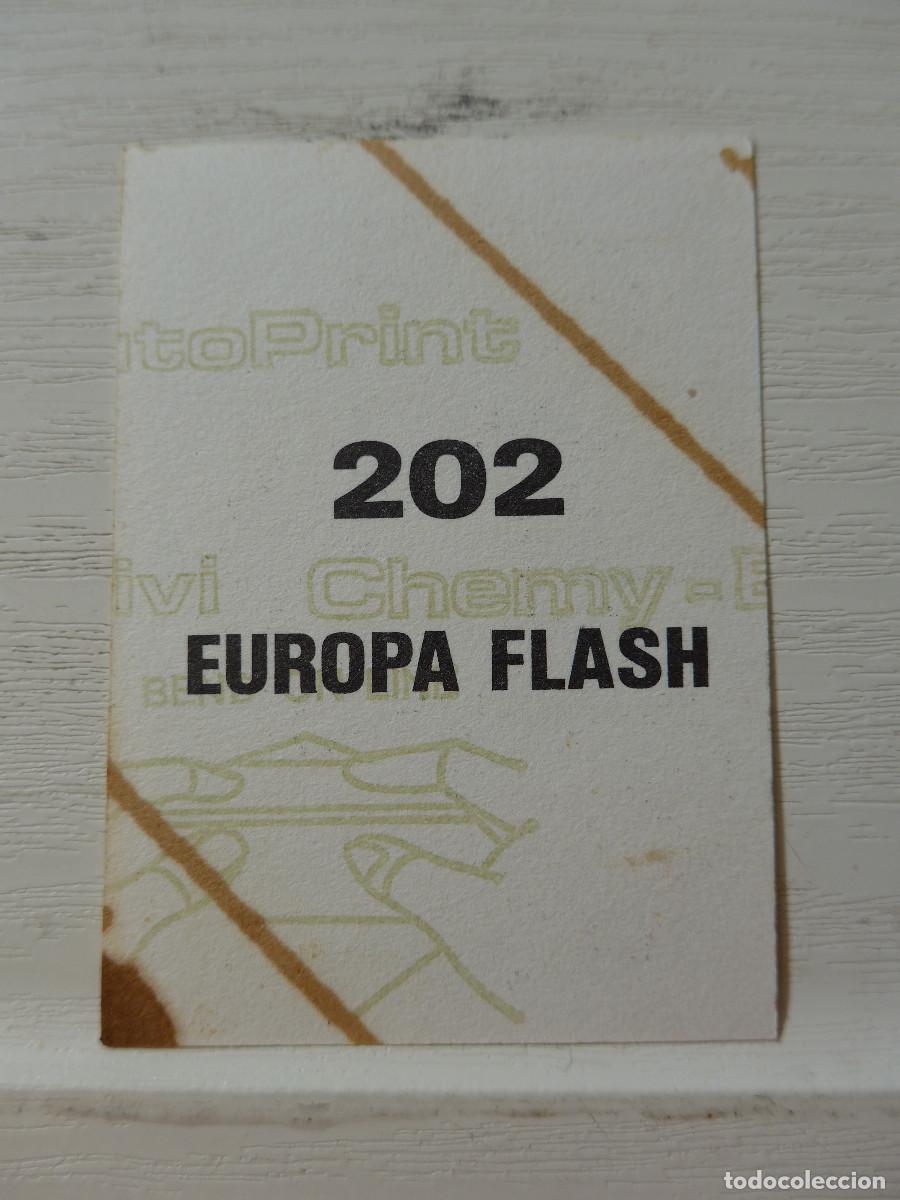 Coleccionismo cromos antiguos: CROMO EUROPA FLASH N&ordm; 202 - Foto 2