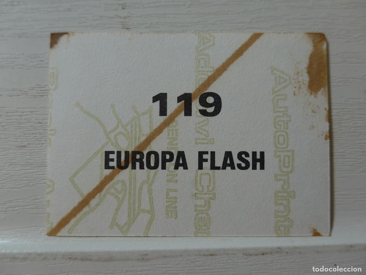 Coleccionismo cromos antiguos: CROMO EUROPA FLASH N&ordm; 119 - Foto 2
