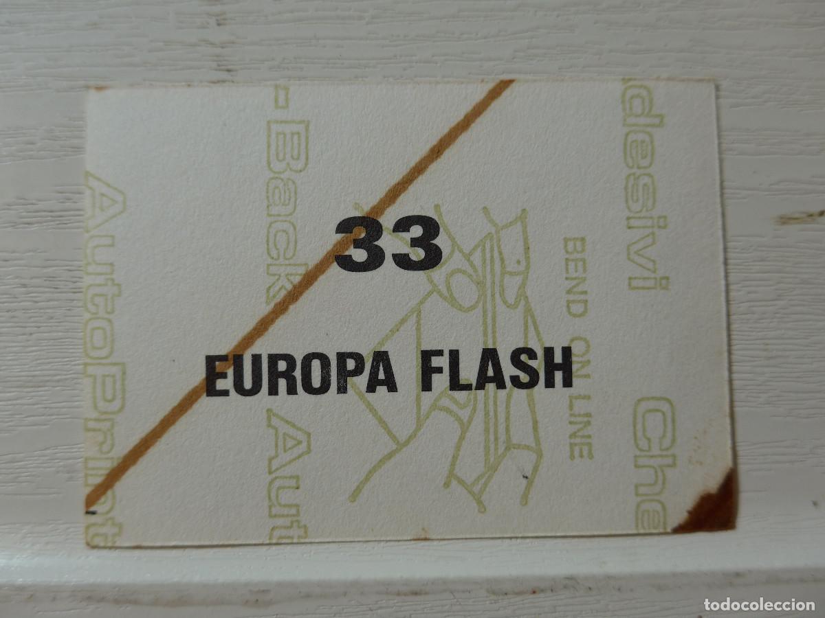 Coleccionismo cromos antiguos: CROMO EUROPA FLASH N&ordm; 33 - Foto 2