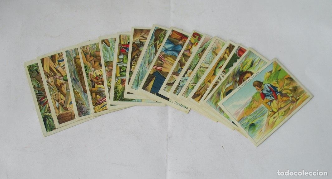 Coleccionismo cromos antiguos: 16 CROMOS COLECCION CRISTOBAL COLON DE CHOCOLATES JUNCOSA - Foto 1
