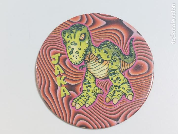 Collectable Antique Stickers: COLECCI&Oacute;N TAZOS TAZO CAPS NUMERO 4 DINO CAPS - LU