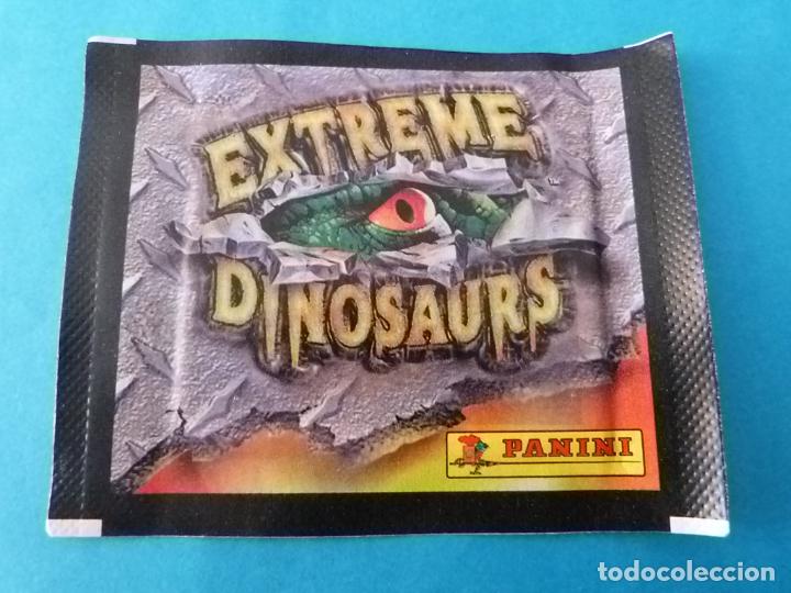 Coleccionismo cromos antiguos: SOBRE DE CROMOS SIN ABRIR DE EXTREME DINOSAURS DE PANINI - Foto 1