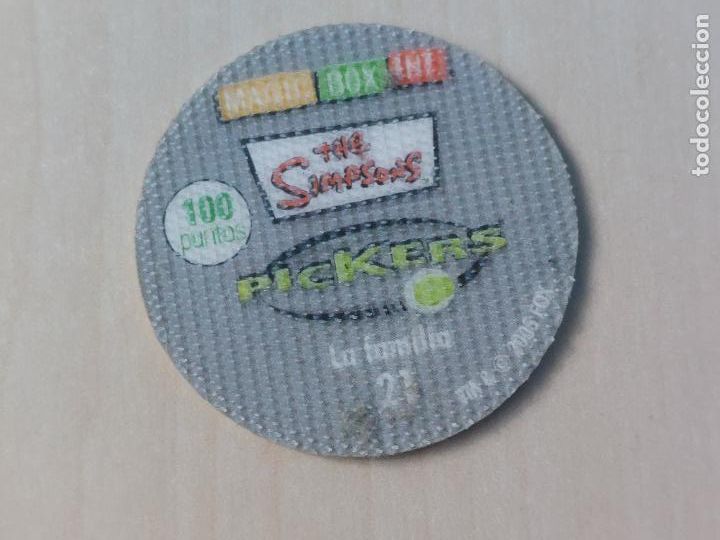 Coleccionismo cromos antiguos: N&ordm; 21 - THE SIMPSONS PICKERS - MAGIC BOX INT. - Foto 2