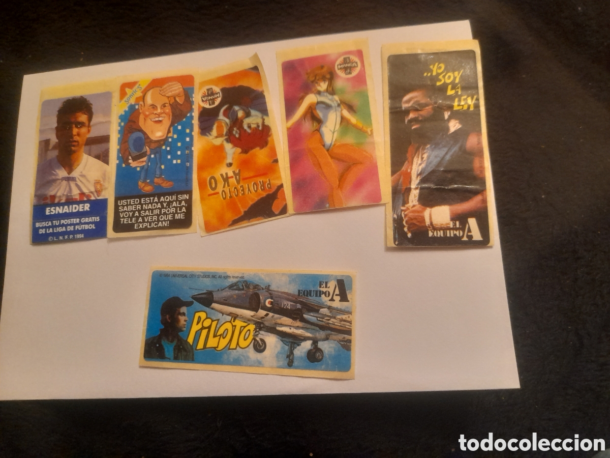 Coleccionismo cromos antiguos: Cinco cromo pegatinas - Foto 1