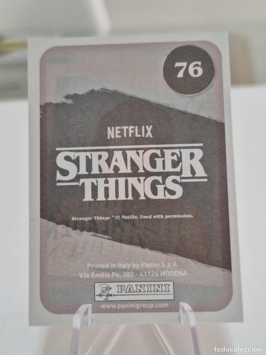 Coleccionismo cromos antiguos: STICKER # 76 STRANGER THINGS PANINI NETFLIX UPSIDE DOWN - Foto 2
