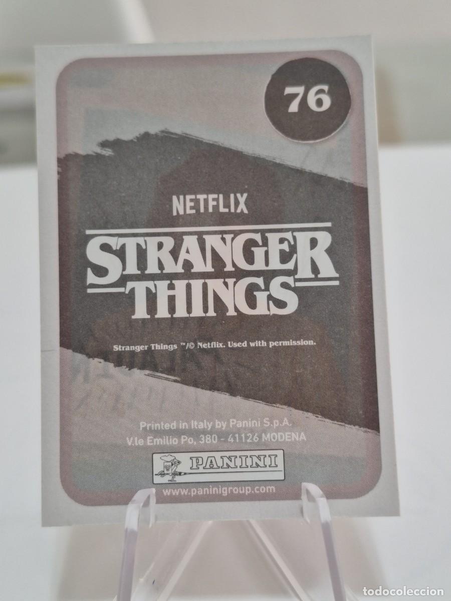 Coleccionismo cromos antiguos: STICKER # 76 STRANGER THINGS PANINI NETFLIX UPSIDE DOWN - Foto 2